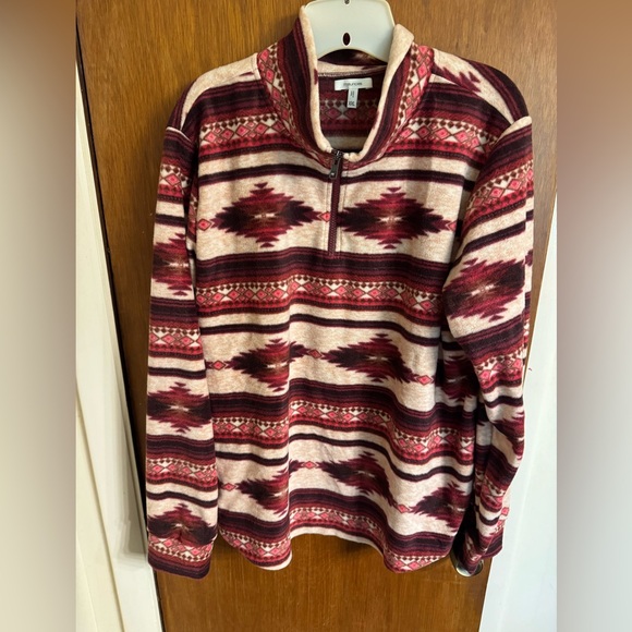 New with tags, ladies size XXL fleece pullover from Maurices with 1/4 zip. - Picture 1 of 15